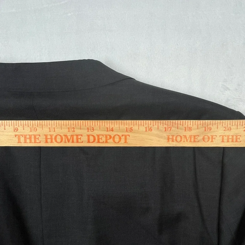 Joseph Bach Verona Sartoriale Blazer Mens 58R Black Wool Cashmere Super 150s - Picture 12 of 12